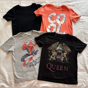 Boys 4T Short Sleeve T-Shirt Bundle of Four